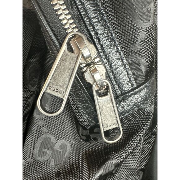 GUCCI Off The Grid GG Nylon Backpack Bag Black 644992 - Picture 6 of 14